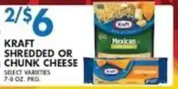 Met Foodmarkets Kraft shredded or chunk cheese offer