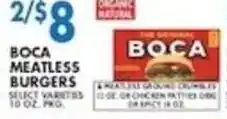 Met Foodmarkets Boca meatless burgers offer