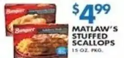 Met Foodmarkets Matlaw's stuffed scallops offer
