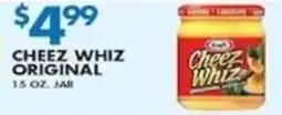 Met Foodmarkets Cheez Whiz Original offer