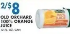 Met Foodmarkets Old Orchard 100% Orange Juice offer