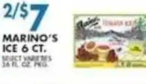 Met Foodmarkets Marino's ice offer