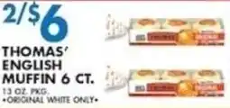 Met Foodmarkets Thomas' english muffin offer