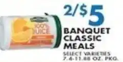 Met Foodmarkets Banquet classic meals offer