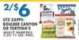 Met Foodmarkets Utz-Zapps Boulder Canyon or Tortiyah's offer