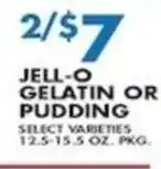 Met Foodmarkets Jell-O gelatin or pudding offer