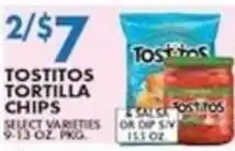 Met Foodmarkets Tostitos tortilla chips offer