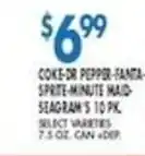 Met Foodmarkets Coke-dr pepper-fanta-sprite-minute maid-seagram's 10 pk offer
