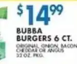 Met Foodmarkets Bubba burgers offer