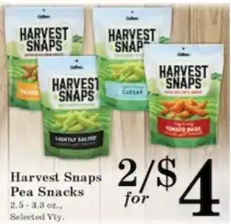 Harvest Foods Harvest Snaps Pea Snacks offer