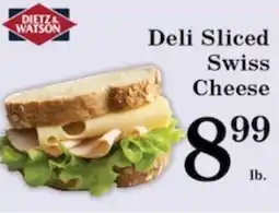 Harvest Foods Dietz & Watson Deli Sliced Swiss Cheese offer