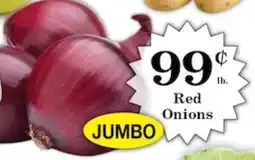 Harvest Foods Jumbo Red Onions offer