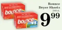 Harvest Foods Bounce Dryer Sheets offer