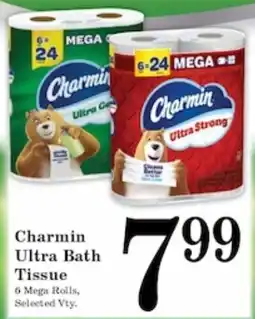 Harvest Foods Charmin Ultra Bath Tissue offer