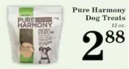 Harvest Foods Pure Harmony Dog Treats offer