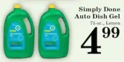Harvest Foods Simply Done Auto Dish Gel offer