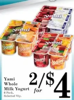 Harvest Foods Yami Whole Milk Yogurt offer
