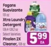 Tony’s Fresh Market Fagans Suavizante Xtra Laundry Detergent Pinalen 2X Cleaner offer