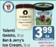 Tony’s Fresh Market Talenti Gelato offer