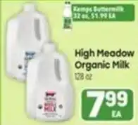 Tony’s Fresh Market High Meadow Organic Milk offer