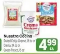 Tony’s Fresh Market Nuestra Cocina Grated Cotija Cheese offer