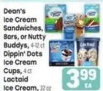 Tony’s Fresh Market Dean's Ice Cream Sandwiches, Bars, or Nutty Buddys offer