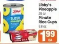 Tony’s Fresh Market Libby's Pineapple, Minute Rice Cups offer