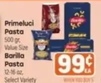 Tony’s Fresh Market Primeluci pasta offer