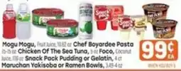Tony’s Fresh Market Mogu Mogu Fruit Juice, Chef Boyardee Pasta offer