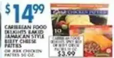 Associated Caribbean Food Delights Baked Jamaican Style Beefy Cheese Patties offer