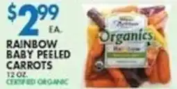 Associated Rainbow baby peeled carrots offer