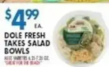 Associated Dole fresh takes salad bowls offer