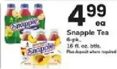 ACME Snapple Tea offer