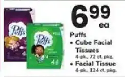 ACME Puffs Cube Facial Tissues offer