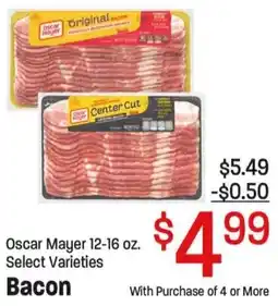 Maceys Oscar Mayer Bacon offer