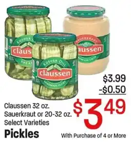 Maceys Claussen Pickles offer