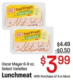 Maceys Oscar Mayer lunchmeat offer
