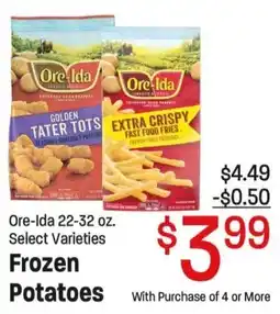 Maceys Ore-Ida Frozen Potatoes offer