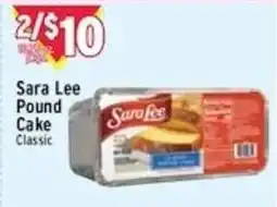 Met Foodmarkets Sara Lee Pound Cake Classic offer