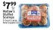 Met Foodmarkets Matlaw's Stuffed Scallops offer