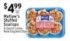 Met Foodmarkets Matlaw's Stuffed Scallops offer