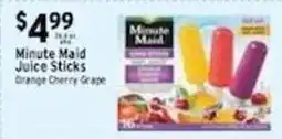 Met Foodmarkets Minute Maid Juice Sticks offer