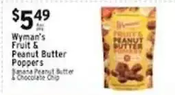 Met Foodmarkets Wyman's Fruit & Peanut Butter Poppers offer