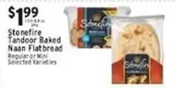 Met Foodmarkets Stonefire Tandoor Baked Naan Flatbread offer