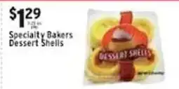 Met Foodmarkets Specialty Bakers Dessert Shells offer