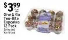 Met Foodmarkets Give & Go Two-Bite Cupcakes offer