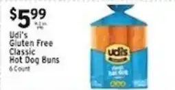 Met Foodmarkets Udis Classic Dog Buns offer