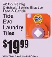 Super Fresh Tide Evo Laundry Tiles offer