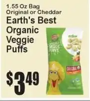Super Fresh Earth's Best Organic Veggie Puffs offer