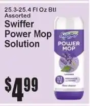 Super Fresh Swiffer power mop solution offer